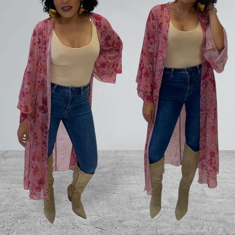 Floral Duster Kimono